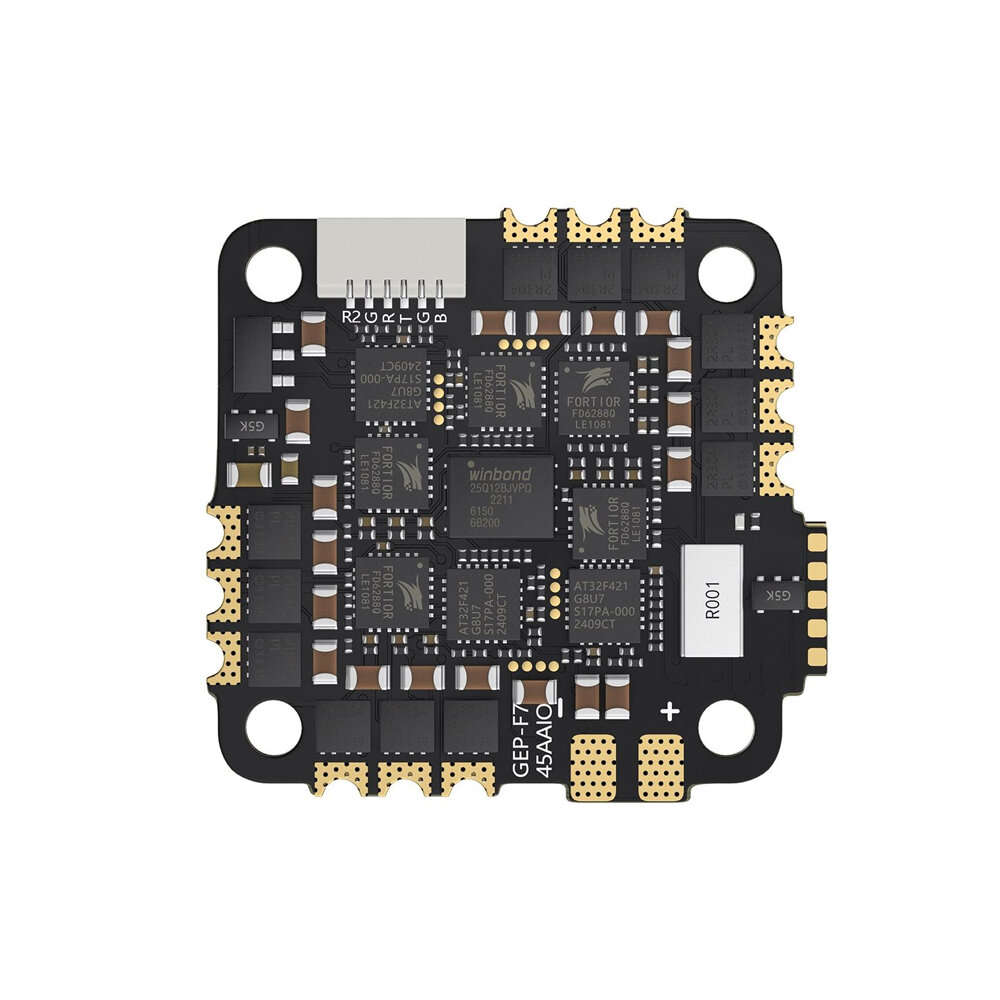 F722 + 32Bit 45A - 25.5x25.5mm GEPRC TAKER F722 45A 32Bit AIO STM32F722 Flight Controller 2-6S Brush