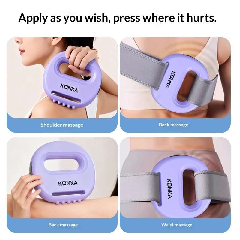 Purple - KONKA KAMQ-3082-T Multipurpose Massage Device High Frequency Vibration 5 Intensity Levels T
