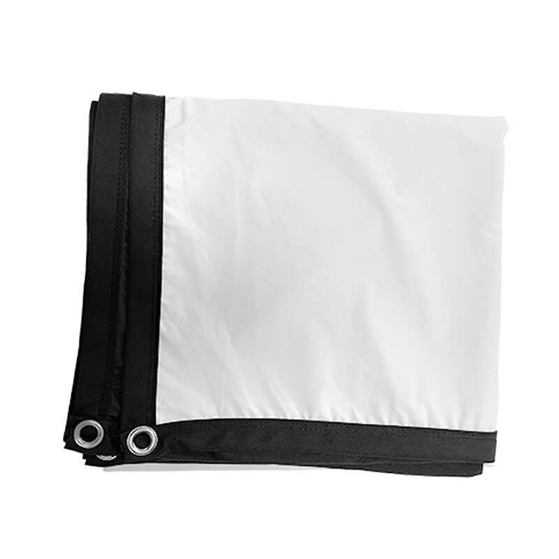 120 inch - 100/120 Inch Portable Foldable HD Projector Screen 16:9 Aspect Ratio Black Backing Outdoo