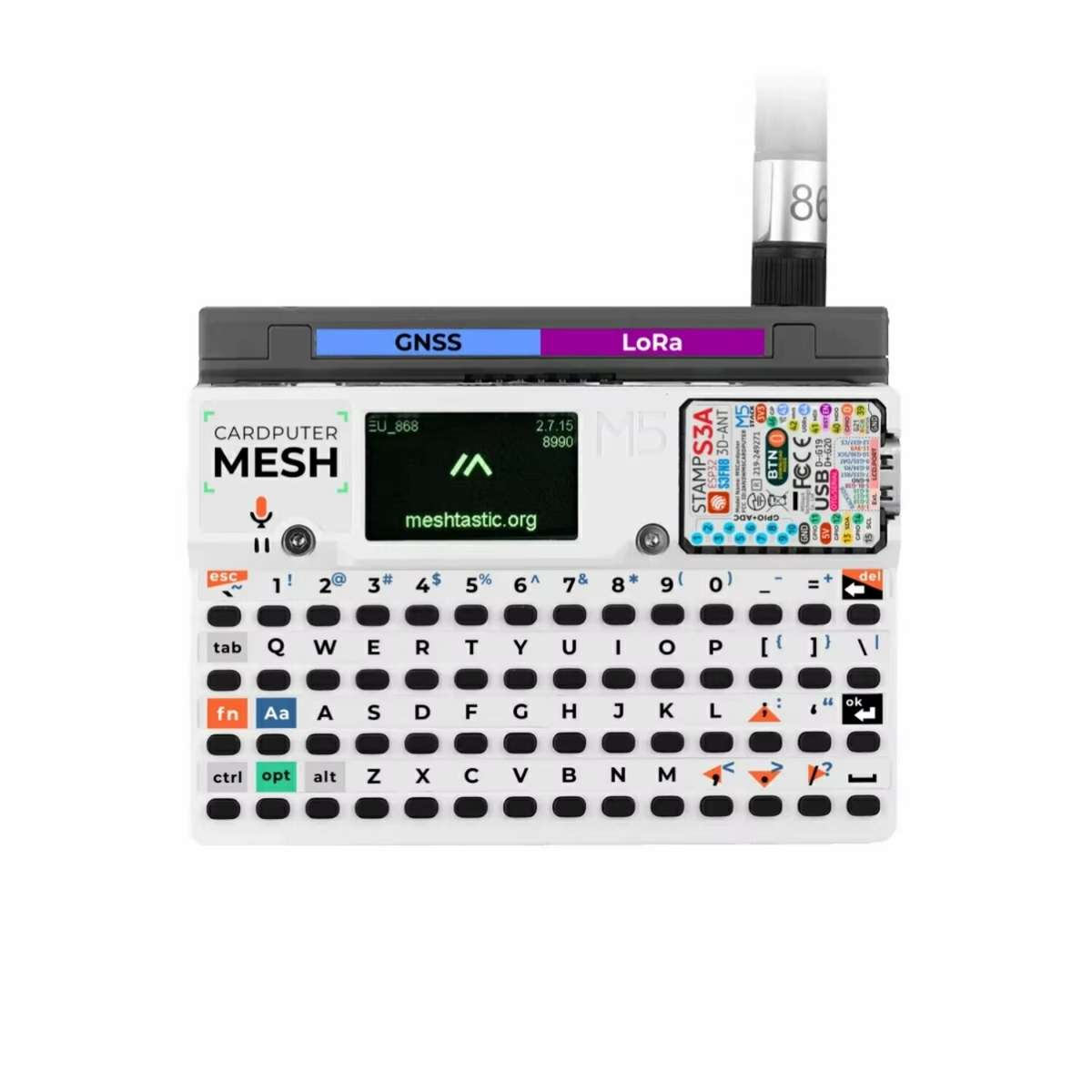 K152 - M5Stack Cardputer Mesh Kit for Meshtastic ESP32-S3 High Performance SX1262 LoRa 1.14 Inch IPS