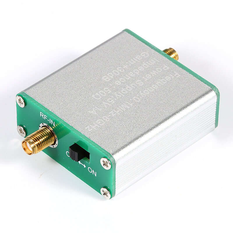#B - 0.01-6GHz Low Noise Amplifier 35dB Gain RF Signal Amplifier SMA Female Type-C Charging Optional