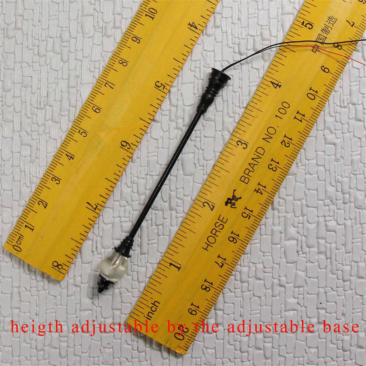 10Pcs Scale 1:43 Model Garden Light Warm/White Street Antique Light Train Lamp