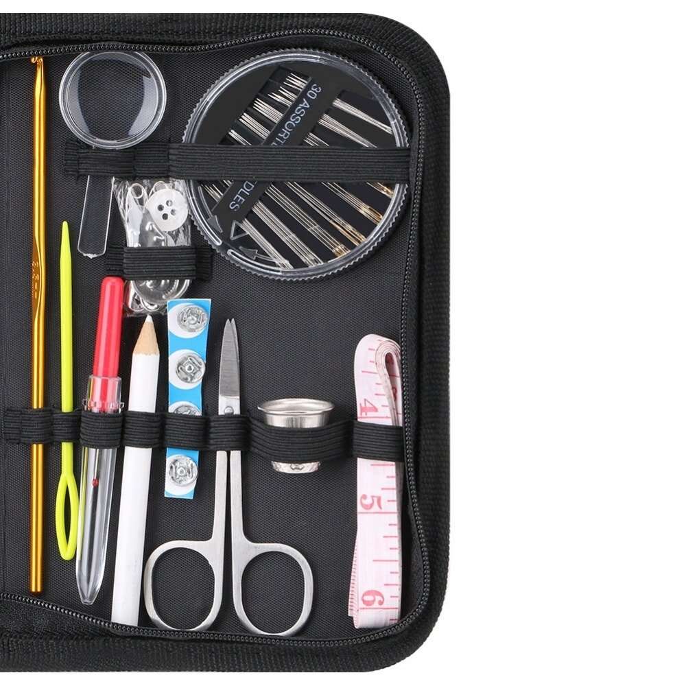 128 Pcs/set DIY Knitting Sewing Bag Set Portable Travel Sewing Tool Needle Thread Stitching Embroide