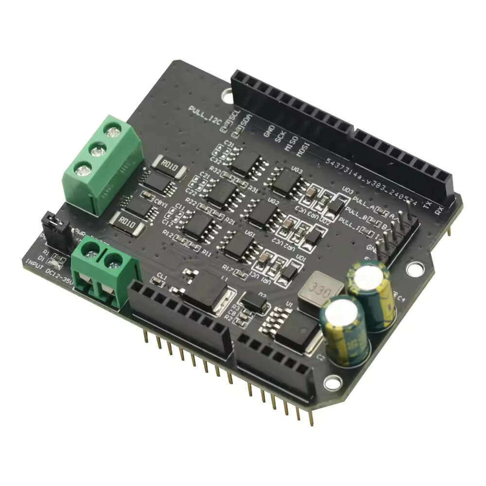 Board Only - Brushless Motor Driver Board Compatible with Simple FOC Shield V2.0.4