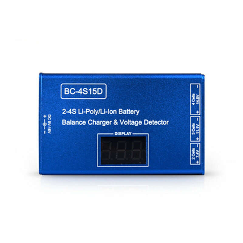 AU Plug - BC-4S15D 2-4S Lipo Battery Balance Charger With Voltage Display for RC FPV Quadcopter Fram