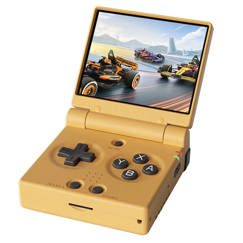 Grey - [No Card] Miyoo Mini Flip Handheld Game Console 2.8-Inch IPS Screen WiFi Multiplayer 2500mAh