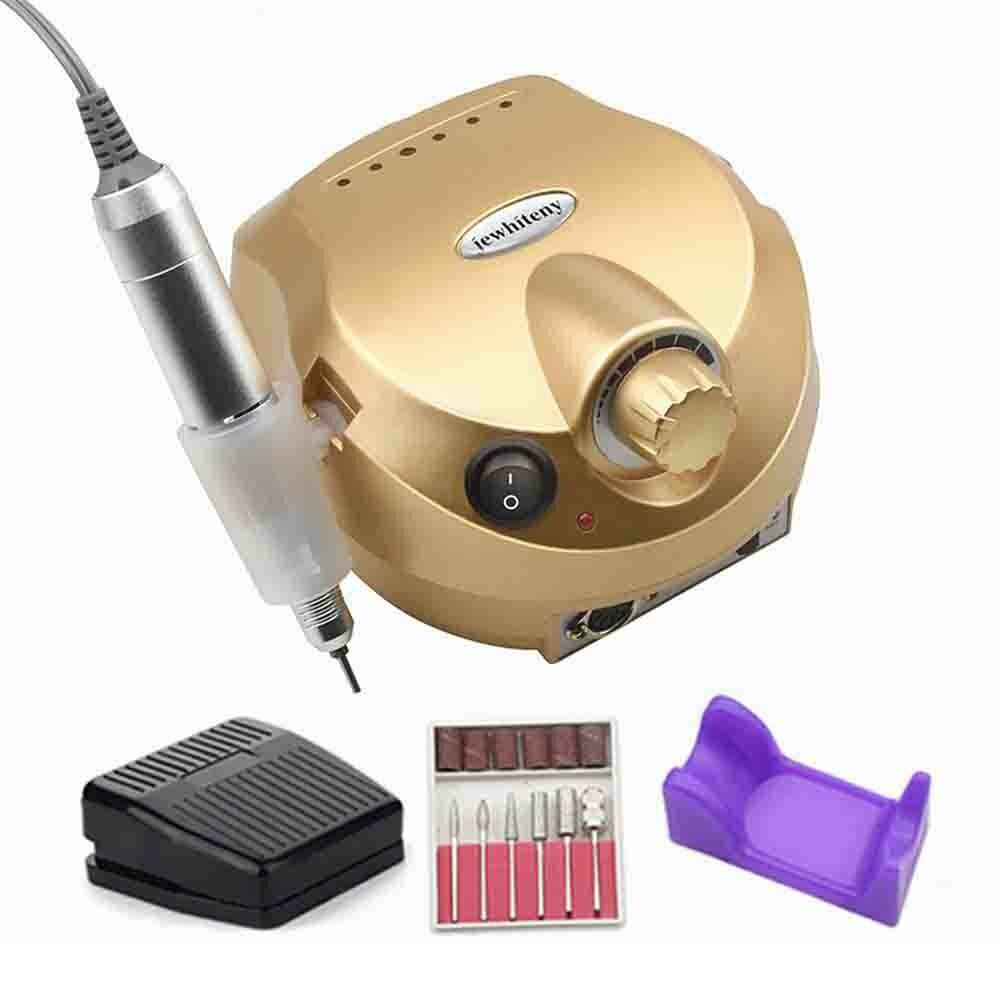 35,000 RPM Powerful Electric Manicure Drill Manicure Nail Art ...-(standard EU Standard Color1 Gold)