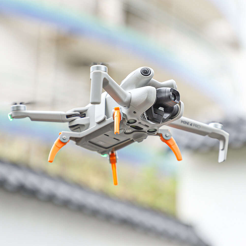 Orange - Sunnylife Foldable Extended Heightening Spider Landing Gear Legs Protector Support for DJI