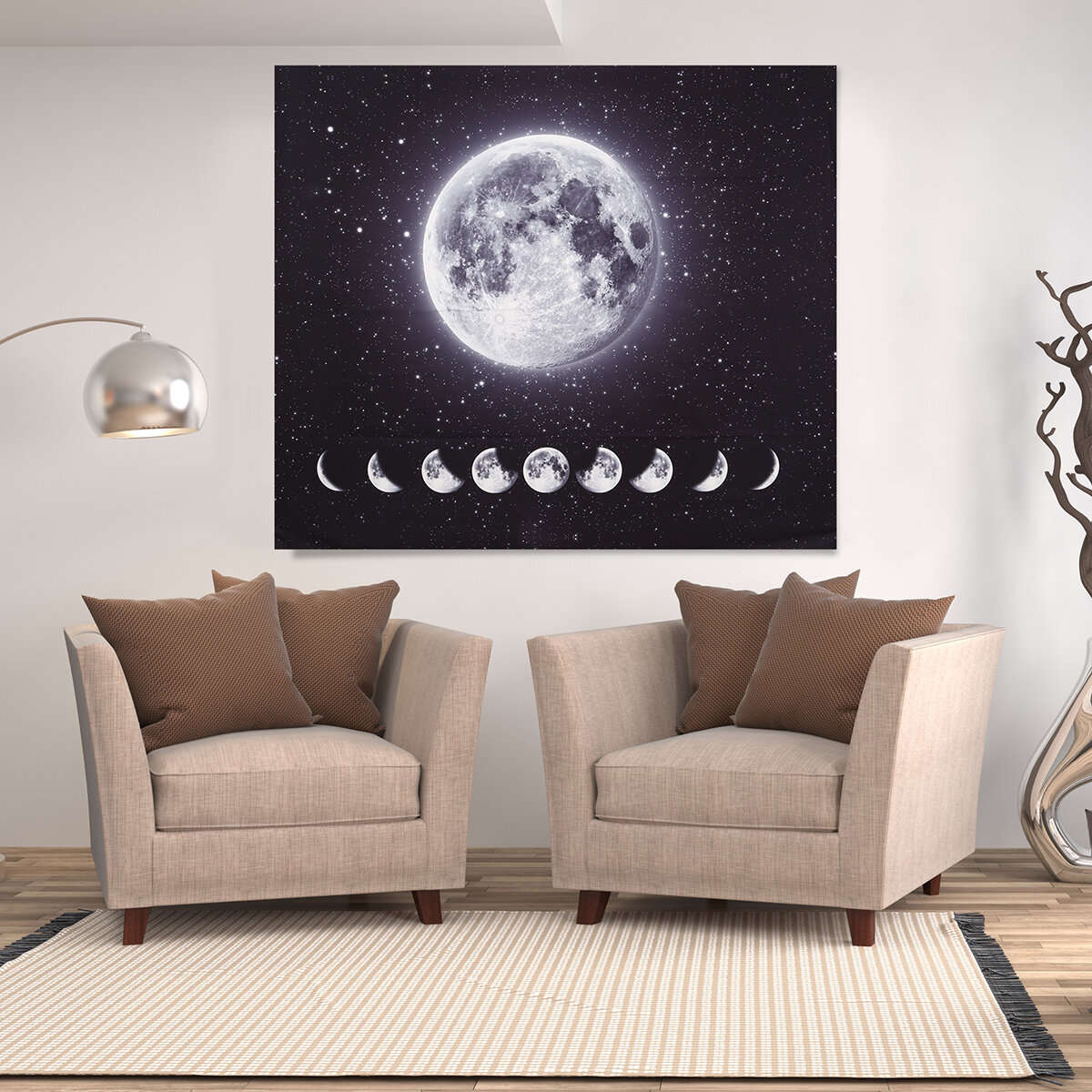 Printing Wall Hanging Tapestry Backdrop Decor Landscape Blanket Home Living Room Office Art Wall Orn
