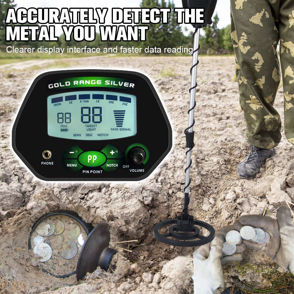 MD-4090 Professional Metal Detector Underground Gold Detector High Accuracy Metal Finder Waterproof