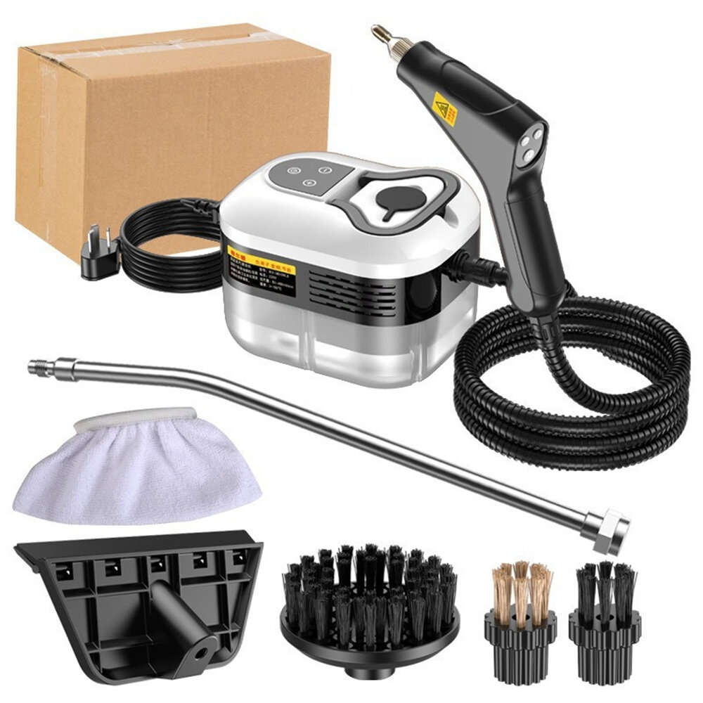 Orange - Tevorex Portable Handheld Steam Cleaner 1500W High Pressure, High Temperature with 6-Speed