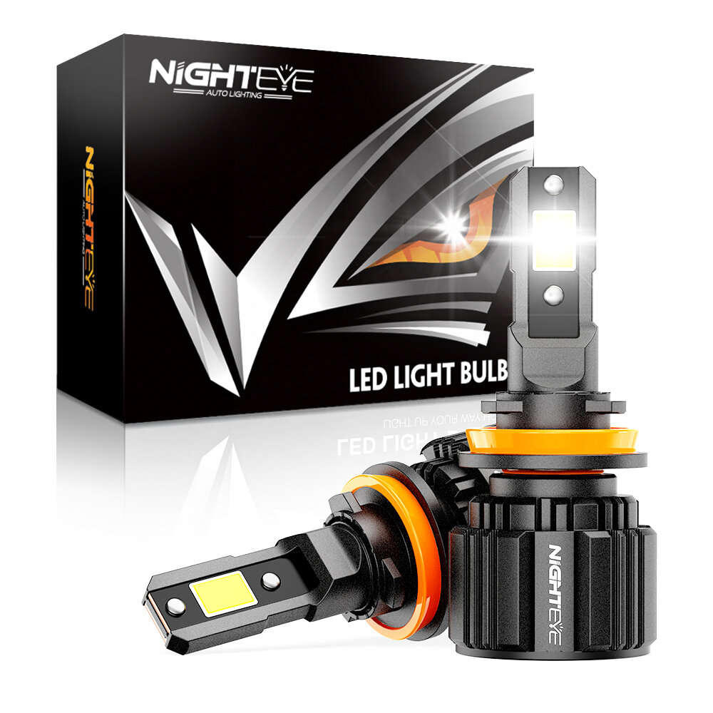 H4 - NightEye Auto Lighting A315-S4 2PCS Car LED Headlight Bulb 15,000LM/PAIR LED Front Headlamp 650