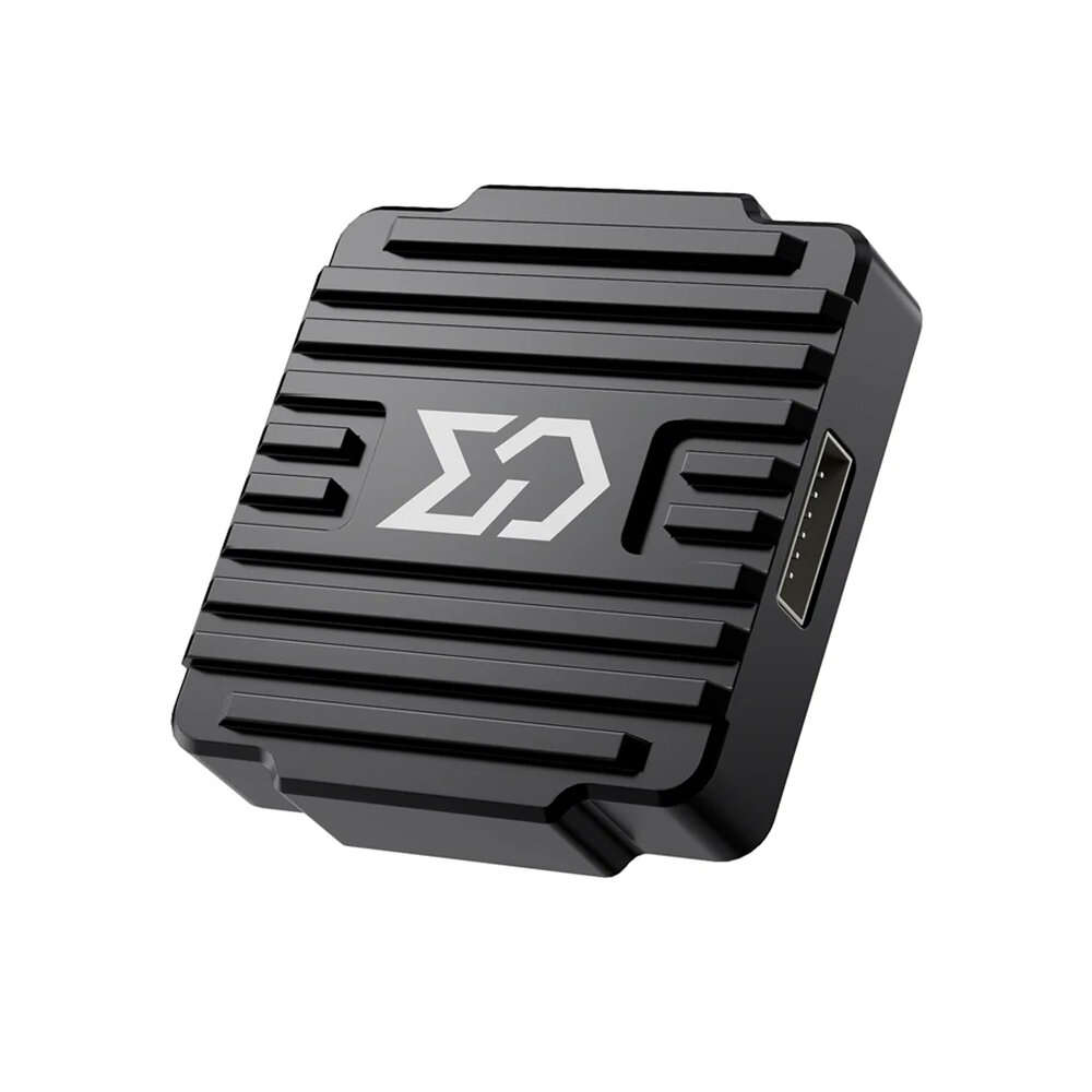 Black - Sub250 Send T1600 5.8GHz 48CH FPV VTX, 25/200/600/1600mW + Pit Mode, IRC Tramp OSD, Built-in