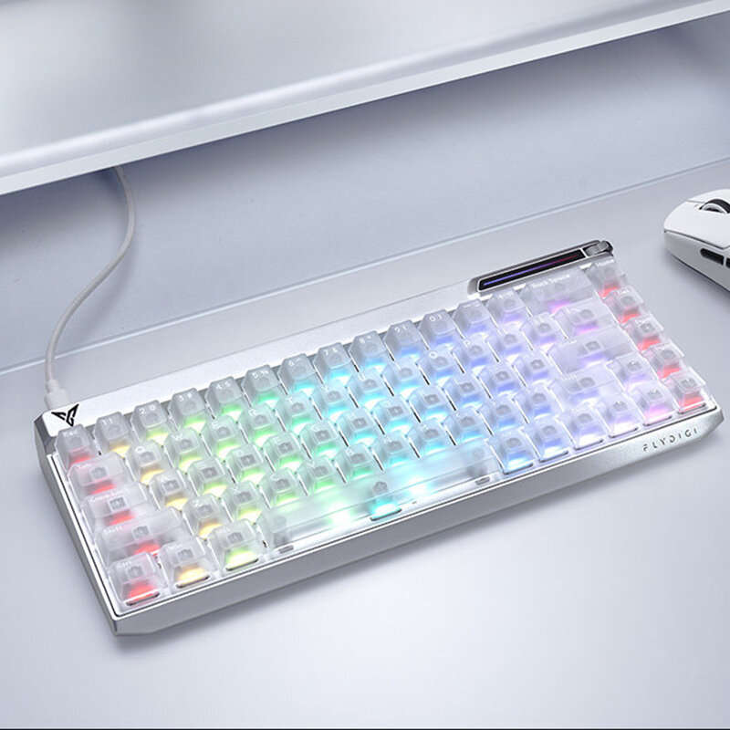 EVA - Flydigi FS68 Hall Effect Keyboard 68 Keys Magnetic Switch 8K Polling Rate 0.01mm Precision ARG