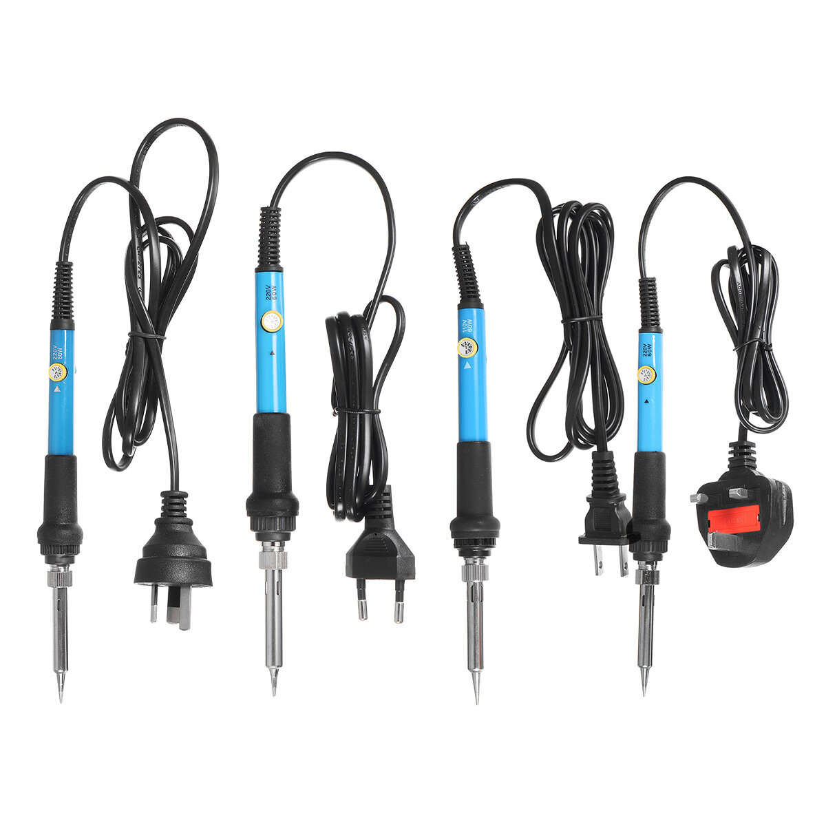 128Pcs 60W Electric Soldering Iron Kit Engraving Pen Wood Burning Pyrography C