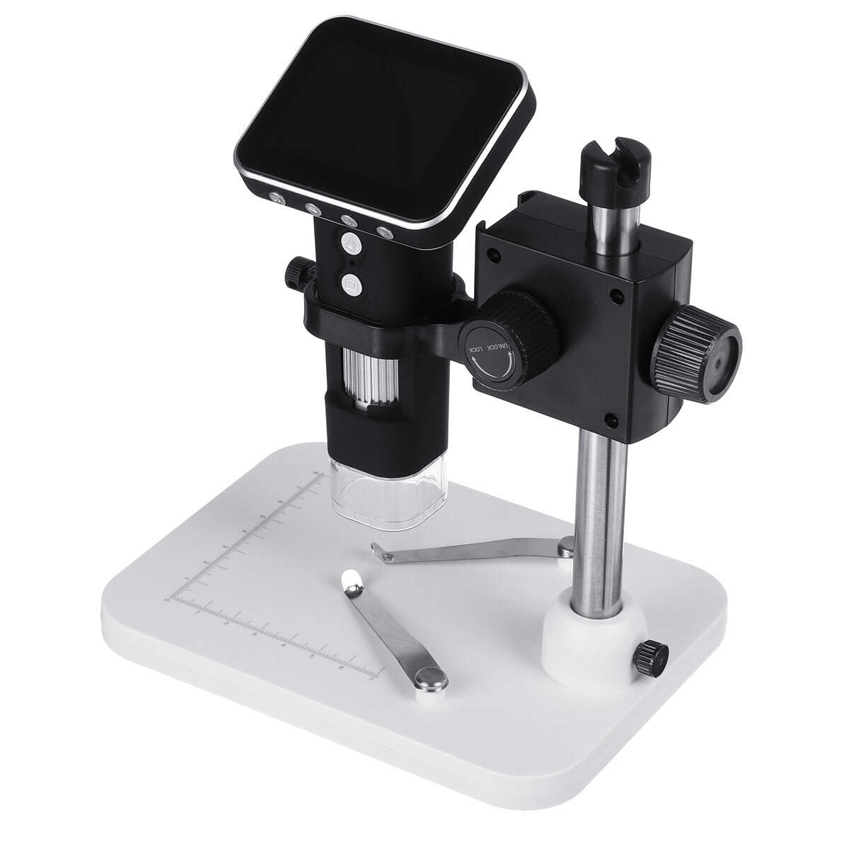 500X Digital Microscope Electronic Video Microscope 3.5 Inch Hd Lcd Soldering Microscope Phone Repai