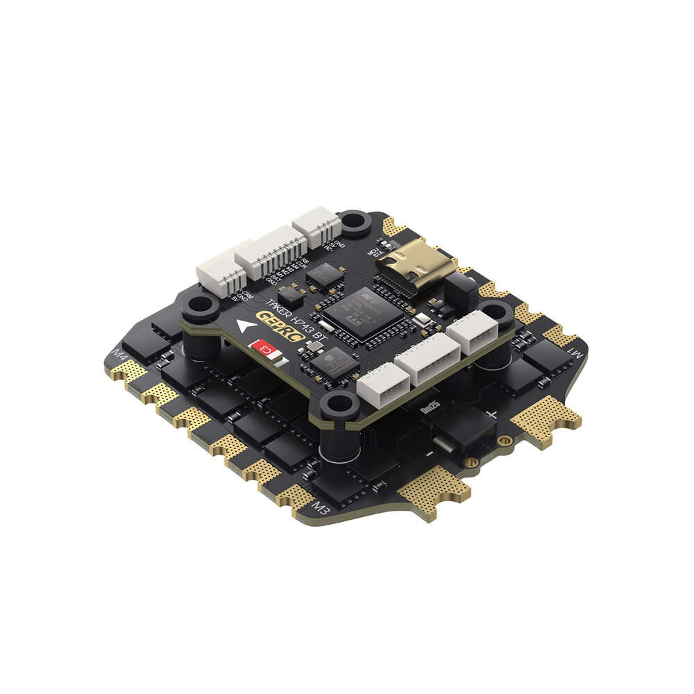 H743 80A Stack - 30.530.5mm GEPRC TAKER H743 BT 3-6S 80A Stack Flight Controller 5V 12V BEC Output H