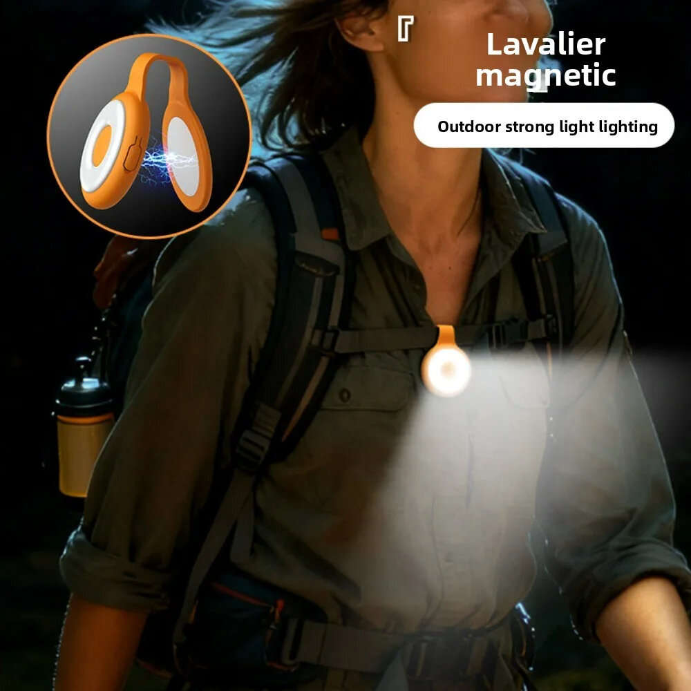 White - BIKIGHT L03 Magnetic LED Fill Light with 5 Light Modes Type-C Rechargeable Phone Camera Ring