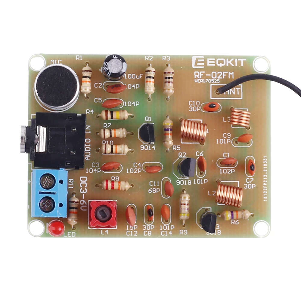 Receiver - 88-108MHz DIY Kit FM Radio Transmitter and Receiver Module Frequency Modulation Stereo Re