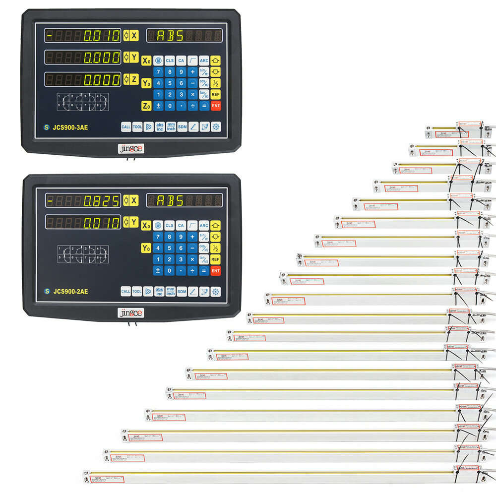 1100mm - Machifit 2/3 Axis Grating CNC Milling Digital Readout Display / 50-1000mm Electronic Linear