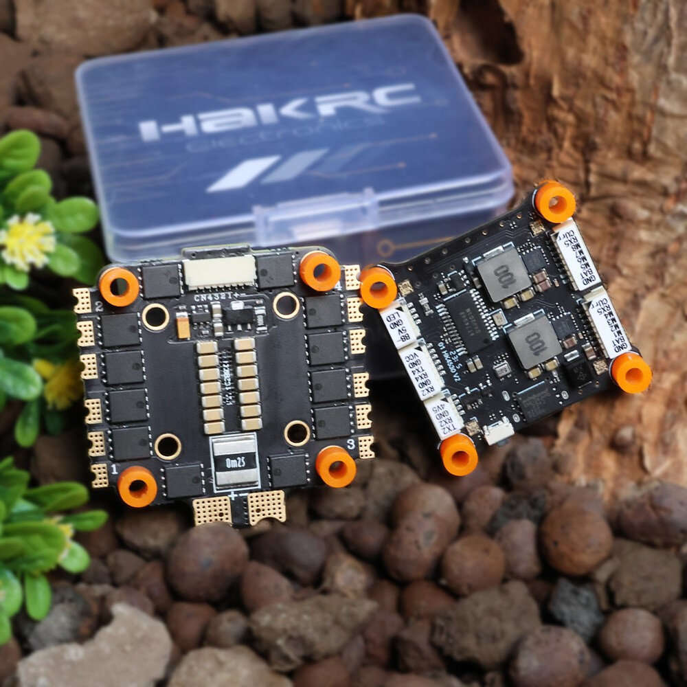 Stack - 30.5x30.5mm HAKRC F4530 V2 2-6S Flight Controller 8Bit 50A 4in1 ESC Stack ICM42688 for RC FP