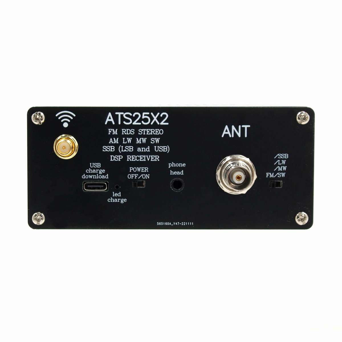 Type A - ARINST ATS-25X2 FM APP 4.14 Network WIFI Configuration Full-band Radio With Spectrum Scanni