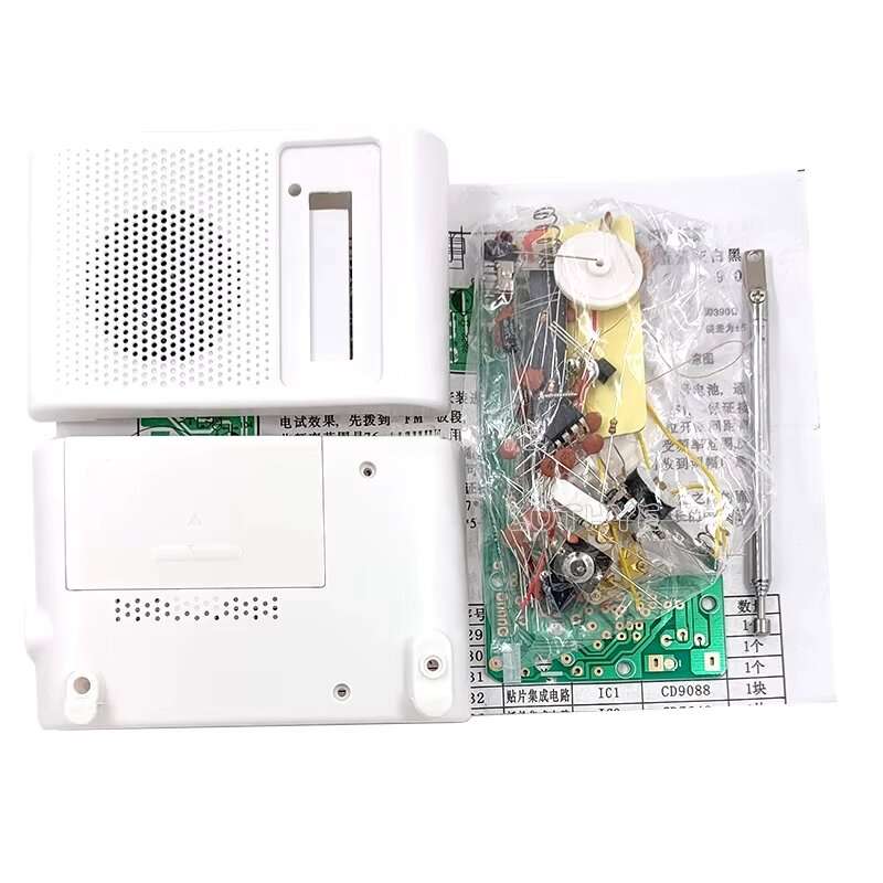 DIY Kit - CF210SP Portable DIY Radio Kit FM AM Adjustable Volume Control Electronic Receiver Kit for