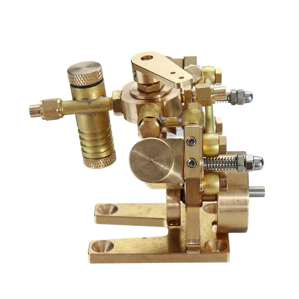 Gold - Microcosm OKMO Micro Scale M2B Twin Cylinder Marine Steam Engine Model Stirling Engine Gift C