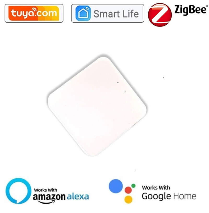 White - TYZG1 Tuya Smart Home Zigbe Bridge Gateway Hub bluetooth Mesh Zigbe Wireless Bridge Smart Li