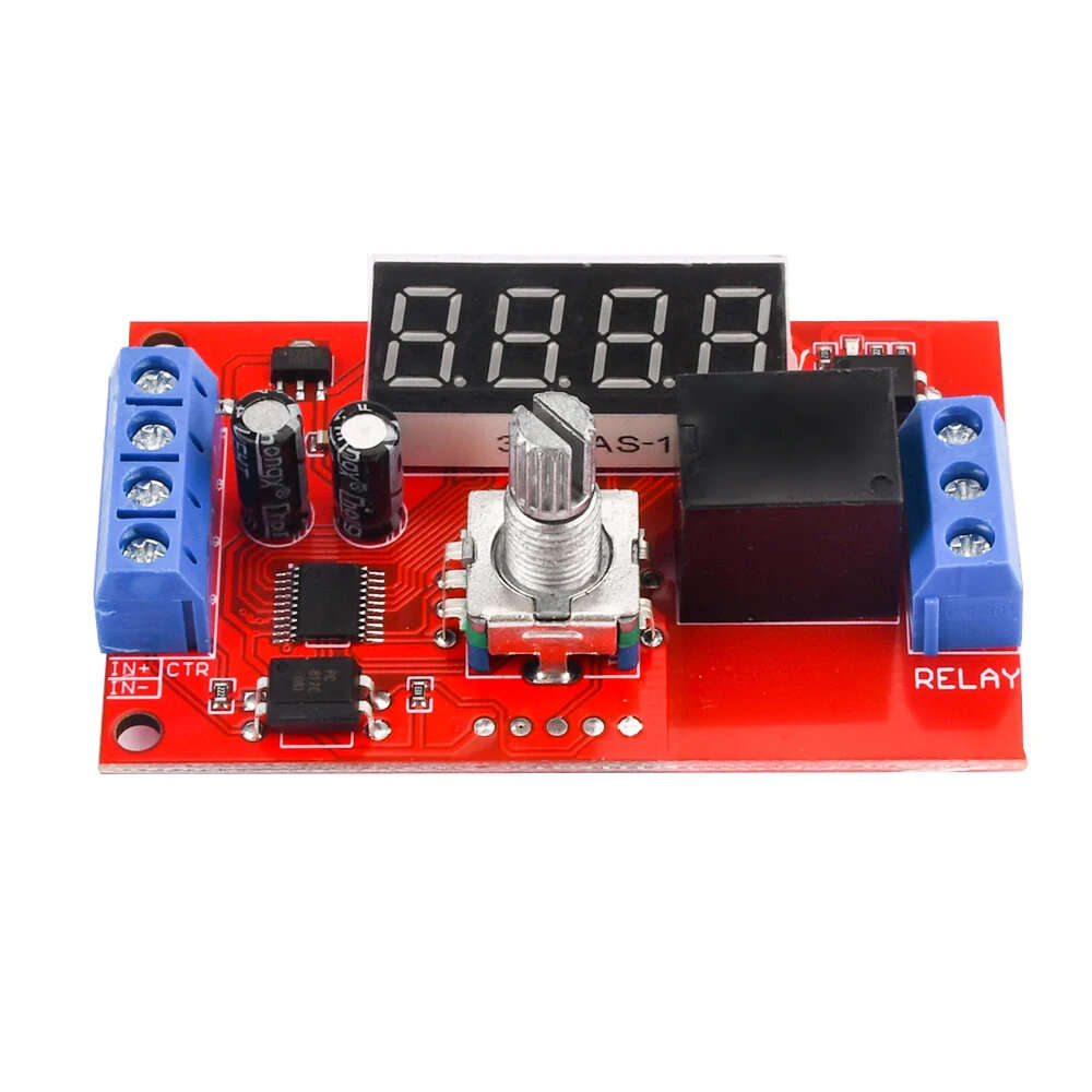24V - DC 5V 12V 24V 10A Adjustable Time Delay Relay Module 32 Modes LED Digital Timming Trigger Time