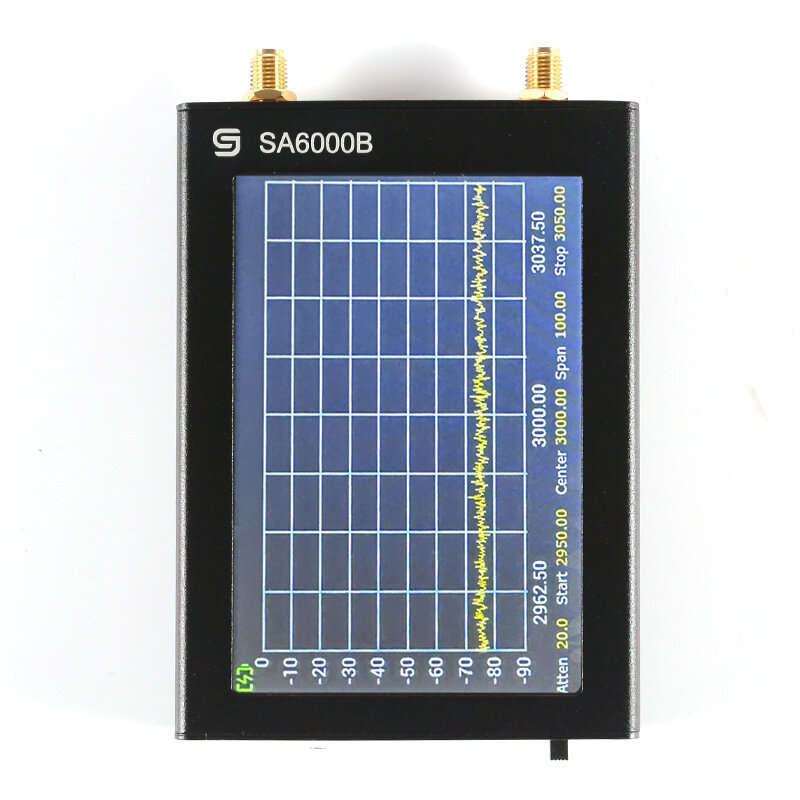 SA-6000B Spectrum Analyzer Signal Generator 30MHz-6000MHz Portable Device 4-inch TFT Touchscreen wit