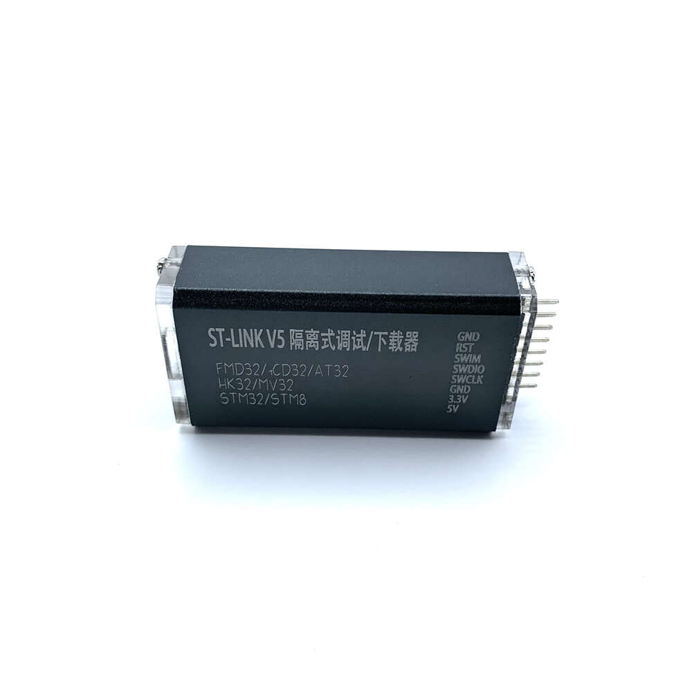 Black - ST-LINK V5 STM32 Isolation Downloader Emulator with Short Circuit Protection Burner