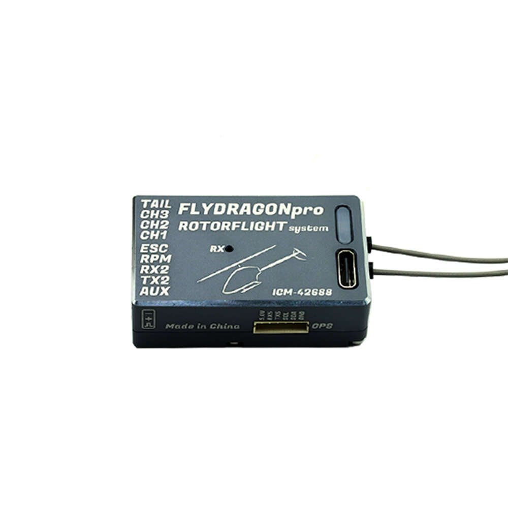 Purple - Steam FLYDRAGON Pro F722 V2.2 Gyroscope Rotorflight Upgraded Version Built-in Receiver Resc