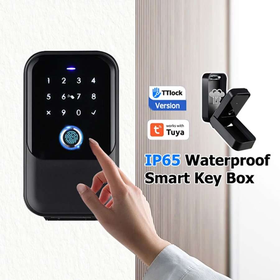TTLock Ver. - K5 Tuya/TTlock Smartkey Lock Box Wireless Electronic Key Safe with Digital Code App Co
