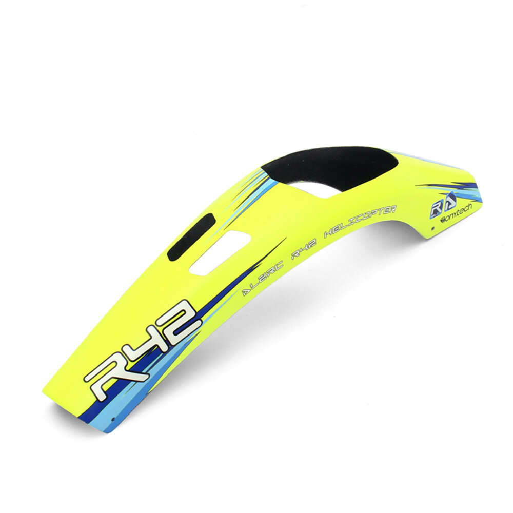 Yellow - ALZRC Devil R42 420mm FBL RC Helicopter RC Part Glassfiber Coloured Drawing Canopy