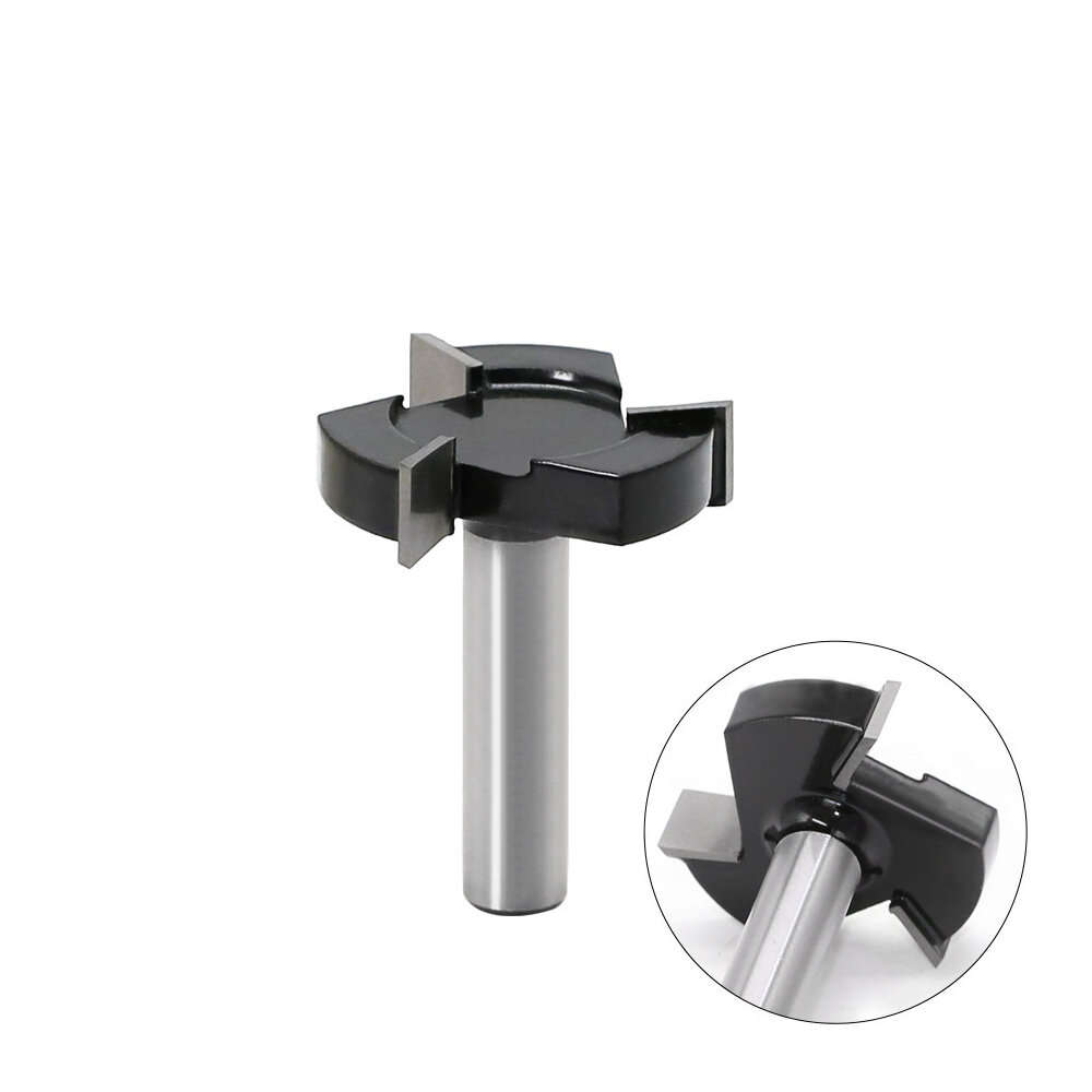 Drillpro Cnc Spoilboard Surfacing Router Bits 1/2 Inch Shank 2 Inch Cutting Diameter Slab Flattening