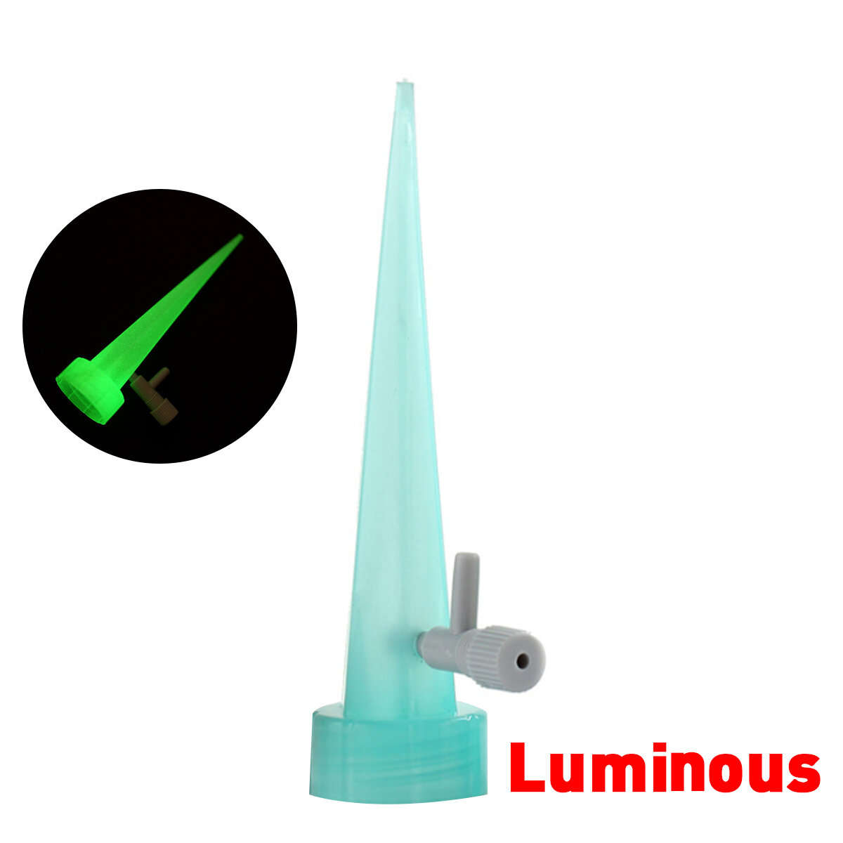 (Color. Luminous)5Pcs Plants Self Watering Flowers Device Water Spikes Automatic Water Drip Tool...