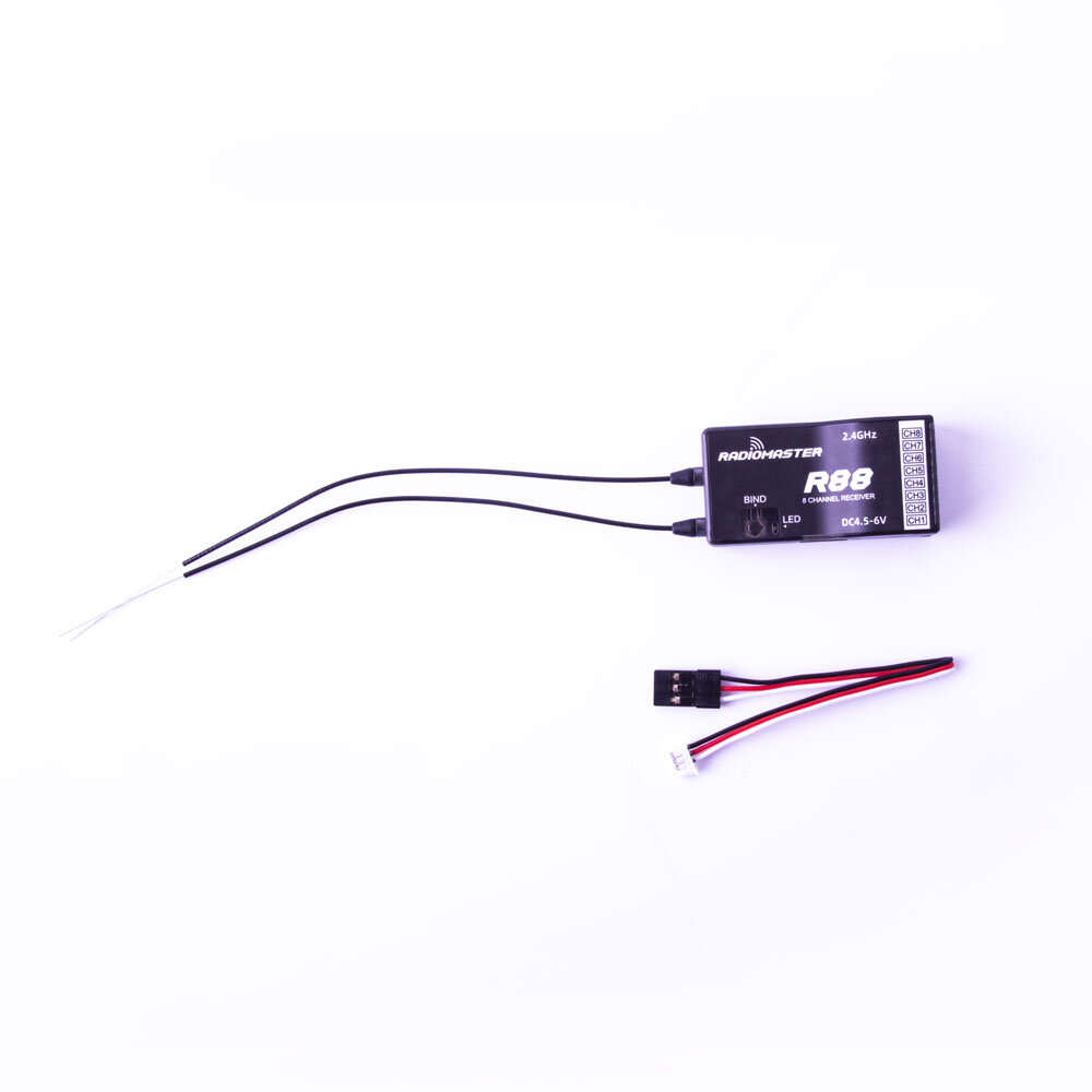 LBT Version - RadioMaster R88 V2 2.4GHz 8CH Compatible Frsky D8/D16 SFHSS PWM/Sbus Receiver