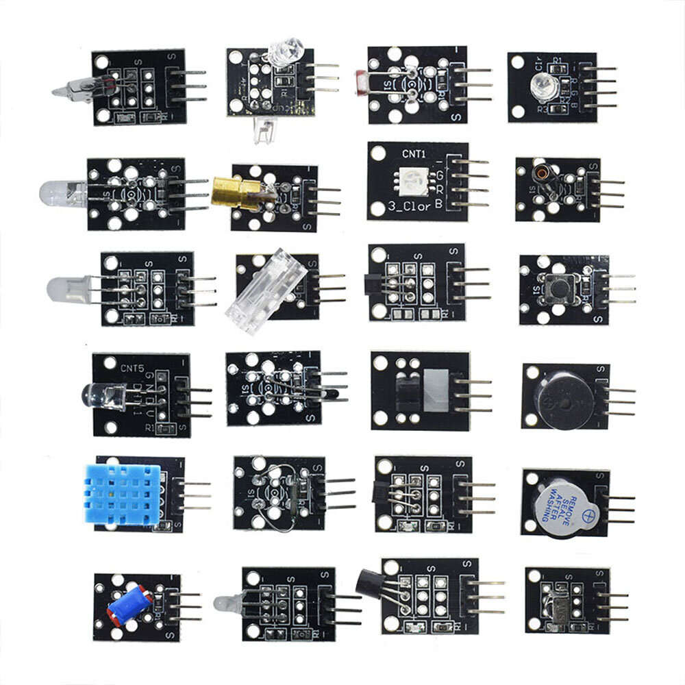 Geekcreit 45 In 1 Sensor Module Board Starter Kits Upgrade Version For Arduino UN0 R3 MEGA2560 Plast