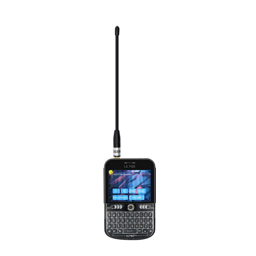 LILYGO T-Deck Plus Black Keyboard 915MHz External Antenna ESP32-S3 GPS LoRaWAN+LCD Wireless Module
