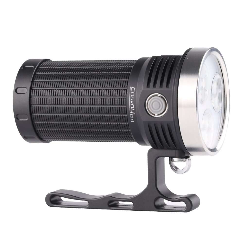 5000K - Convoy 3X21E 519A High Performance LED Flashlight 12000 Lumens Rechargeable by 21700 Battery