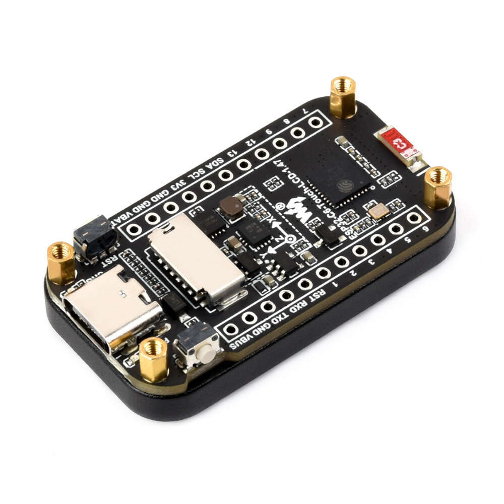 Pin Headers are not Soldered - ESP32-C6 1.47 inch Touch Display Development Board 172320 262K Displa