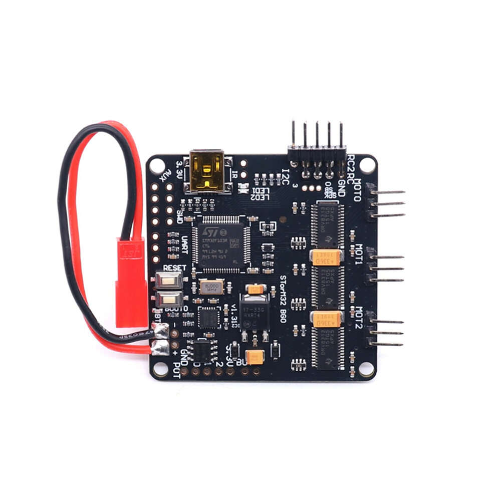 Black - B-CUBE Storm32 BGC 32-Bit 3-Axis DRV8313 Driver 9-18V For RC Gimbal FPV Drone