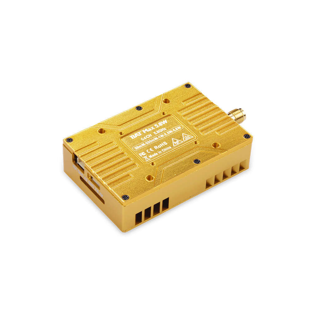 5.8W - PandaRC VT5804-BAT Max 5800mW 64CH 4.9G 5.8G 6G VTX 6-36V FPV Transmitter Support OSD Adjustm