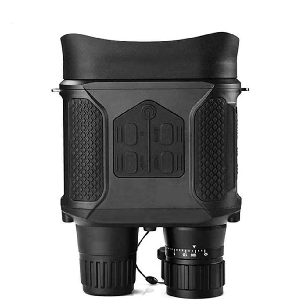 Black - Night Vision Binoculars with Digital Infrared System, Hunting Gear with Widescreen Display H