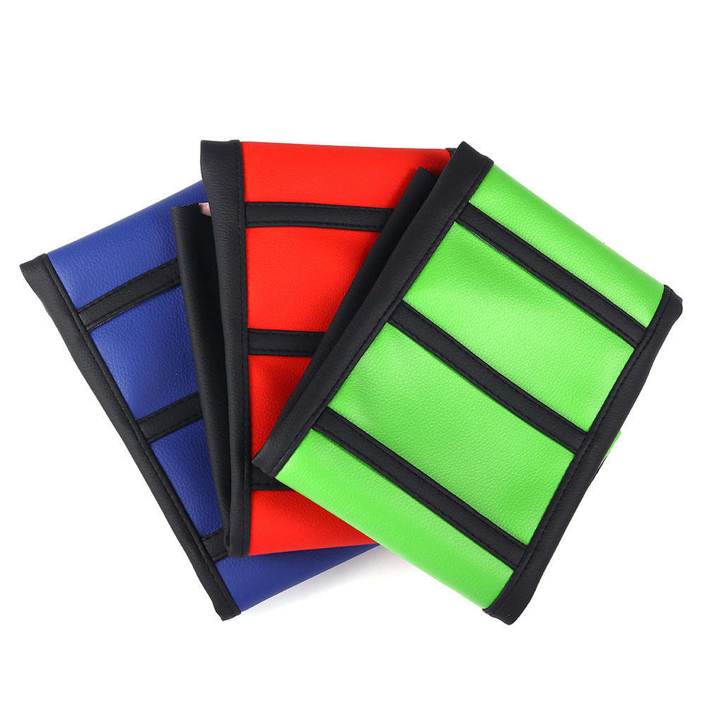 Universal Motorcycle Enduro Dirt Bike Soft Anti-Slip Rubber Seat Covers - Green Black