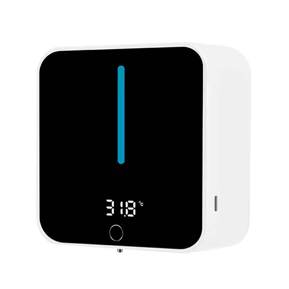 Foam - 400ML Wall Mount Automatic Foam Soap Dispenser LED Temperature Display Electric Touchless Bat