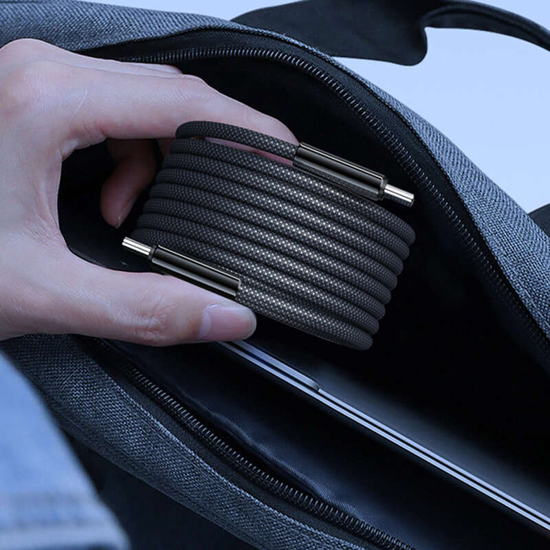 1.5M - WANEW 240W Type-C to Type-C Magnetic Adsoption Organization Cable PD3.1 FCP SCP Fast Charging