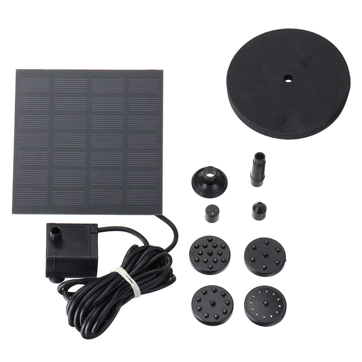 Solar Fountain Water Pump for Bird Bath Solar Panel Kit Fountain for Small Pond Garden Solar Pumping