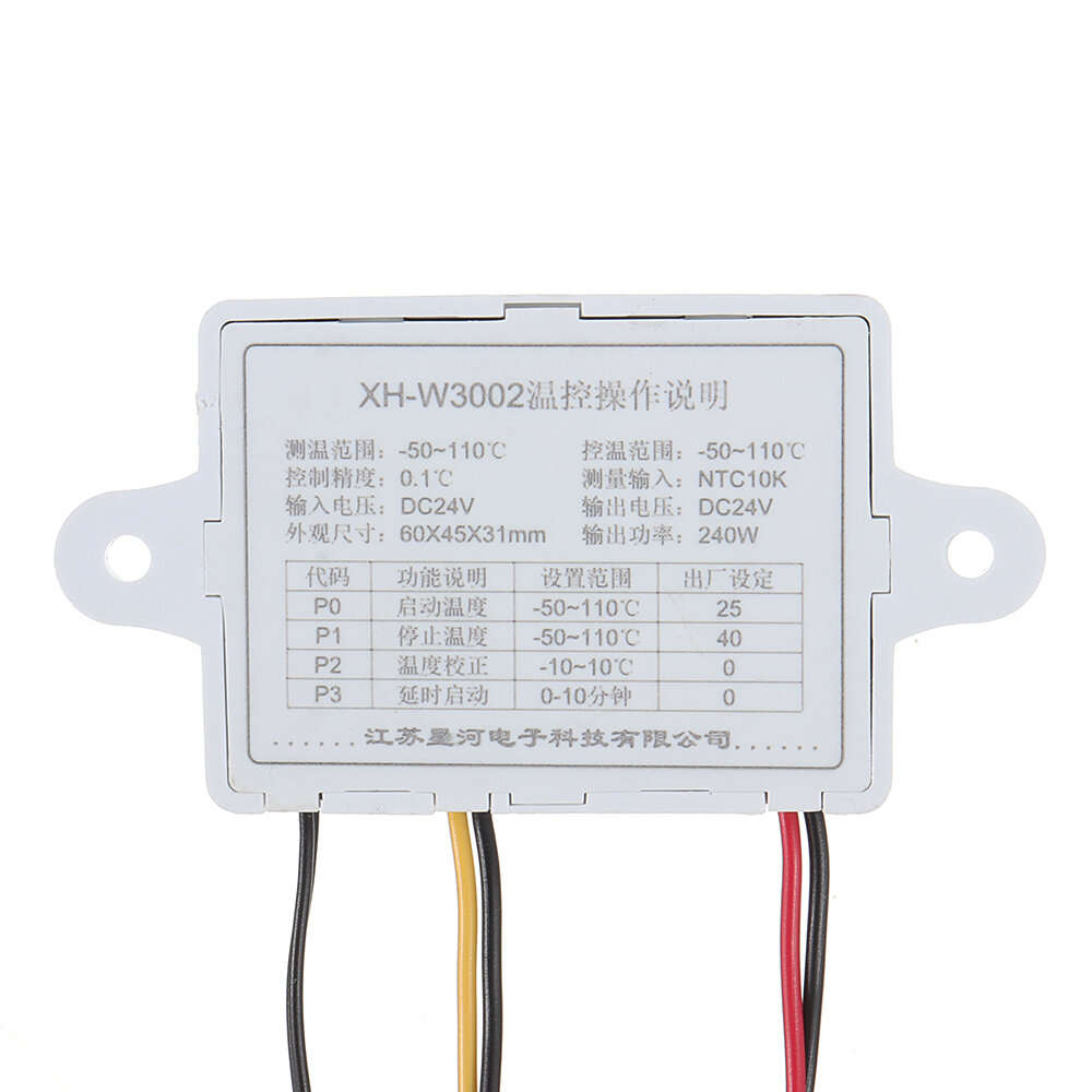 220V - XH-W3002 Micro Digital Thermostat High Precision Temperature Control Switch Heating and Cooli